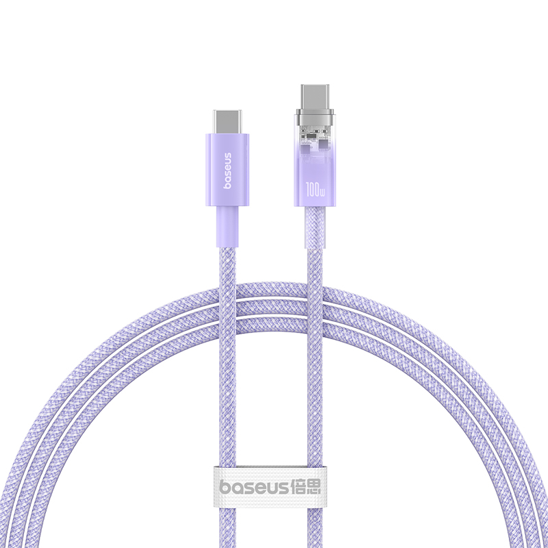 Cáp Sạc Nhanh Baseus Explorer Series Fast Charging Cable with Smart Temperature Control Type-C to Type-C 100W (Hàng chính hãng)