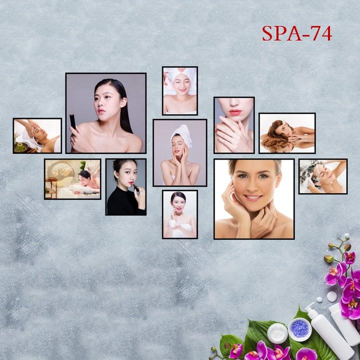 Tranh trang trí shop, phòng massage, spa, tóc, trang điểm.