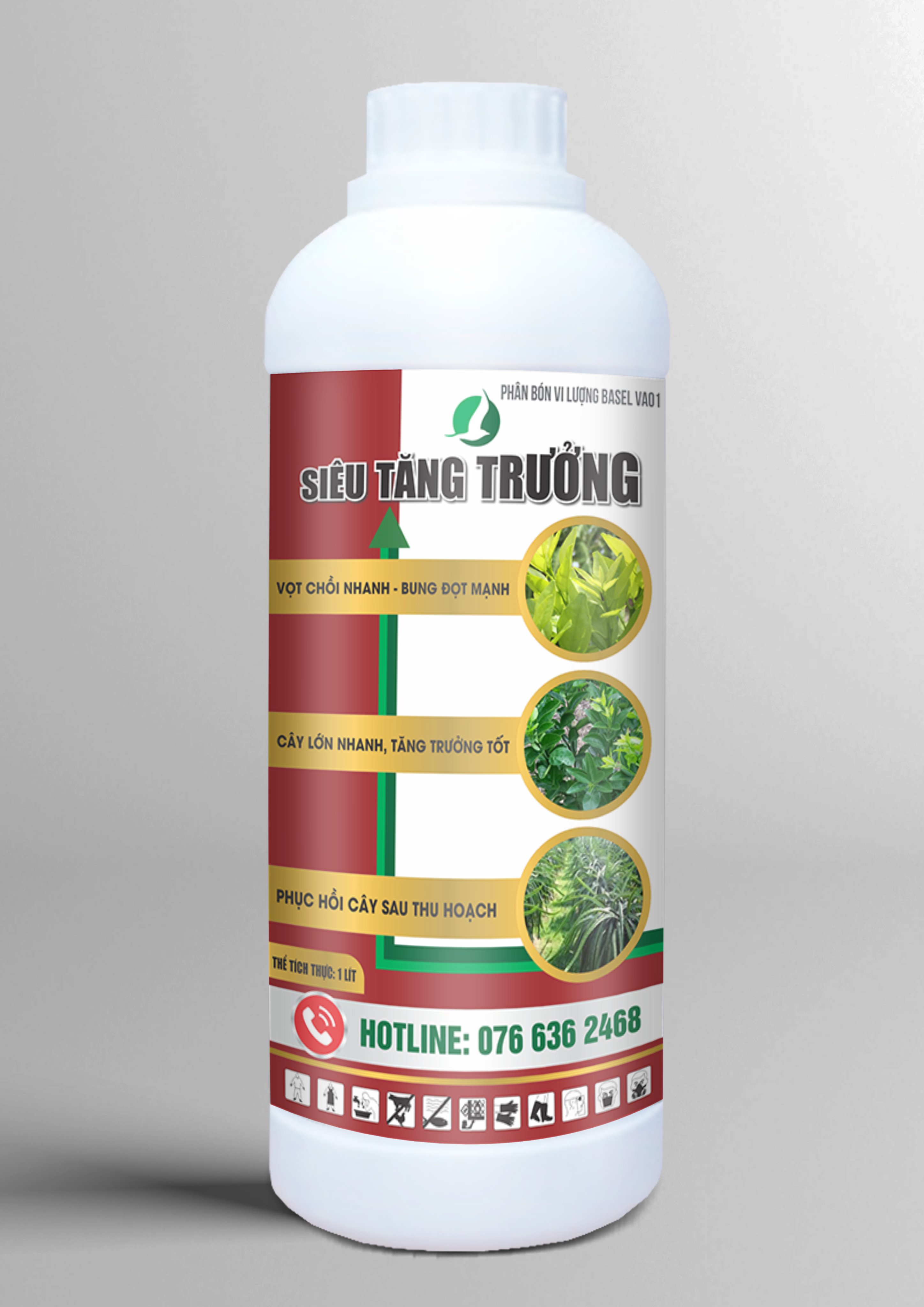 Siêu tăng trưởng, vọt chồi nhanh, bung đọt mạnh. Chai 1 lít