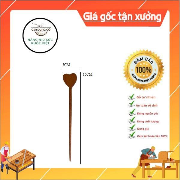 Ghim Gỗ Hình Tim Các Loại Ăn Trái Cây Chụp Hình Decor - ĐỒ DÙNG NHÀ BẾP 68
