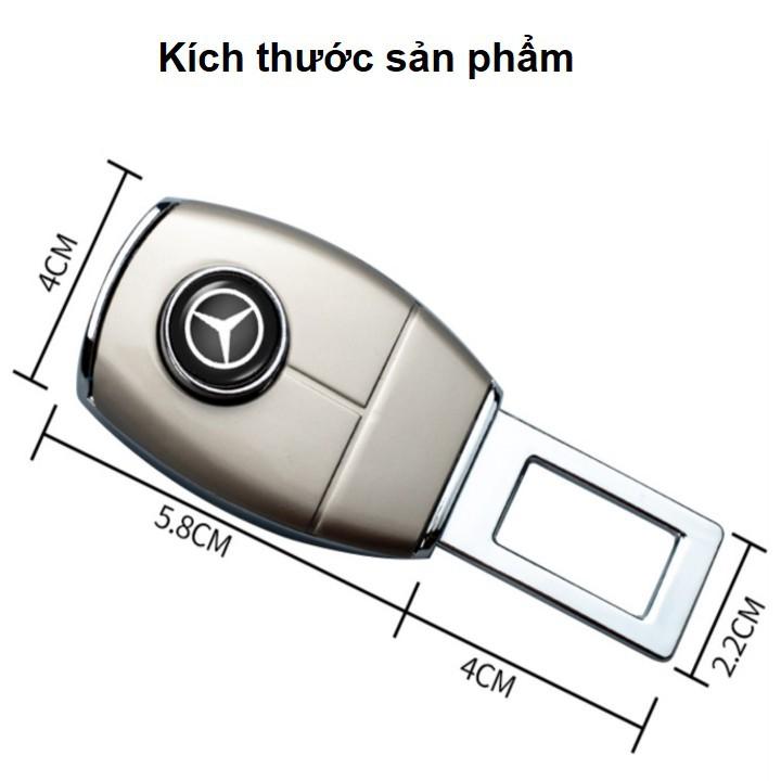 Đầu khóa chốt cắm móc đai dây an toàn ô tô cao cấp HC-888 - Hợp kim inox cao cấp