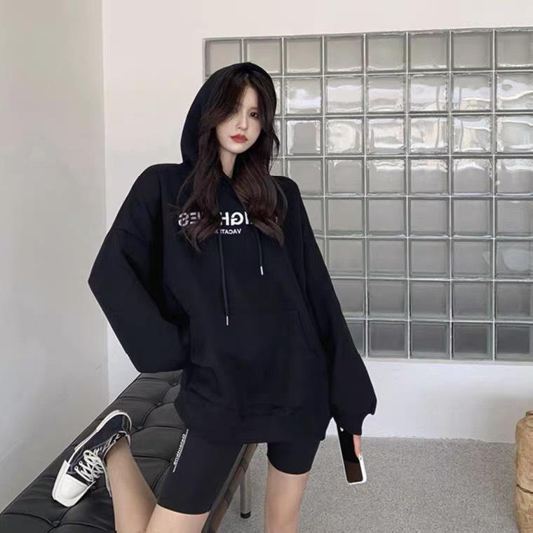 Áo Khoác nỉ hoodie chất nỉ cotton bản cao cấp siêu đẹp và dày dặn, in chữ Delighties form rộng Unisex 2 lớp tay bồng - NQC04