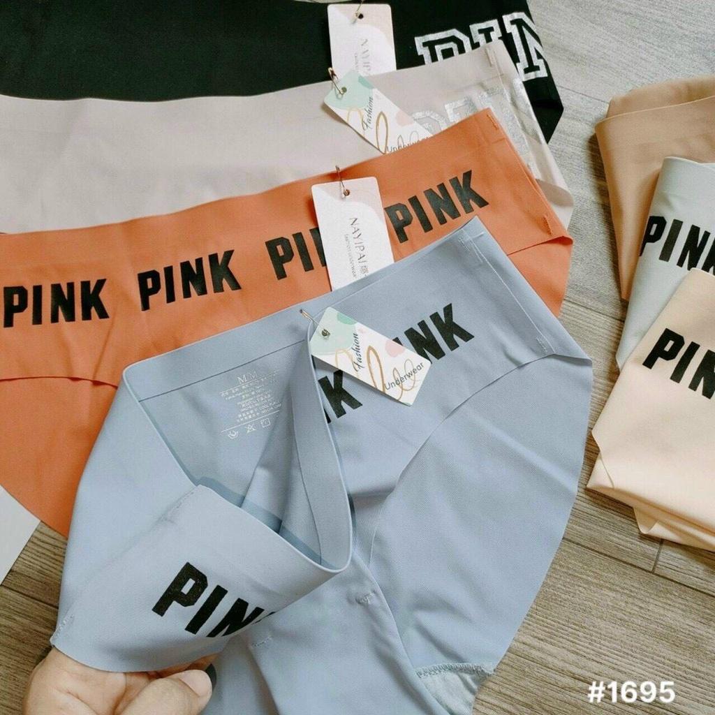 COMBO 10 QUẦN LÓT SU LẠNH PINK KHÔNG ĐƯỜNG MAY
