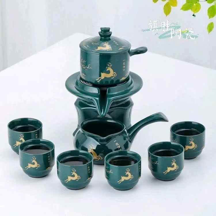 Bộ ấm pha trà cao cấp bằng gốm sứ cao cấp