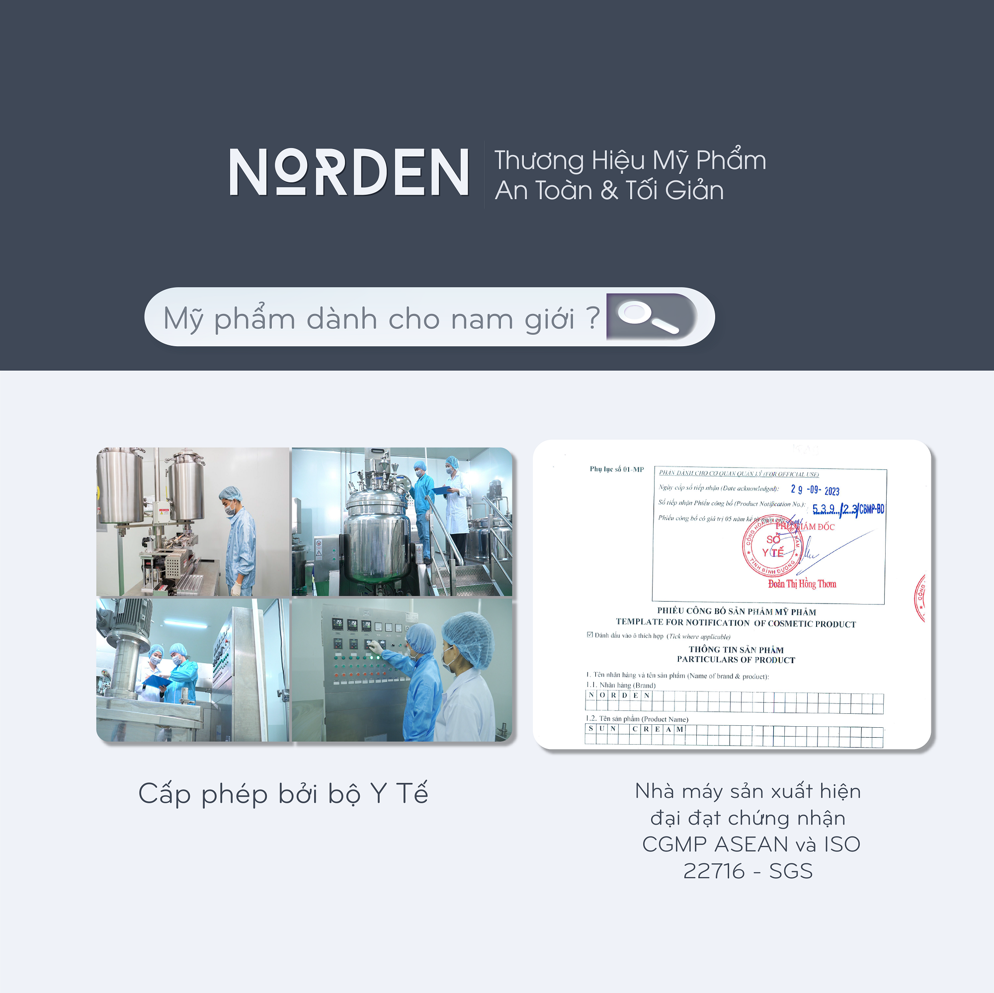 Combo x2 Kem Chống Nắng Cho Nam Chống Tia UVA/UVB-Dưỡng Ẩm-Không Nâng Tone-Sáng Da-Ngừa Lão Hóa NORDEN SUNCREAM