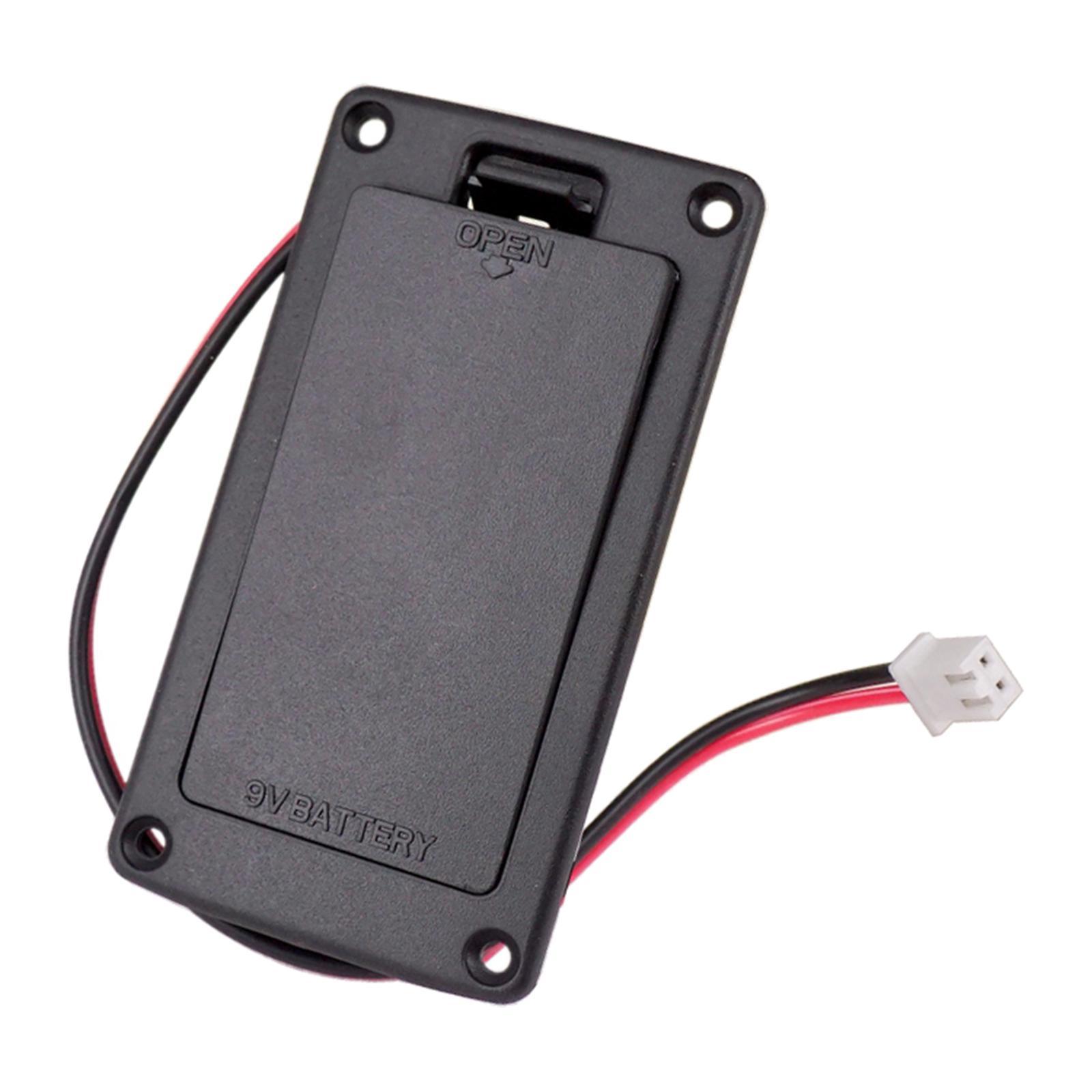 2x 9V Battery Cover Battery Box Case Compartment for Active Guitar Bass Accs