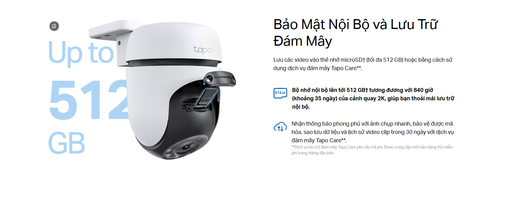 CAMERA WIFI NGOÀI TRỜI TAPO C510W 3MP - ĐÈN TRỢ SÁNG MÀU ĐÊM, ĐÀM THOẠI, THEO DÕI CHUYỂN ĐỘNG, CẢNH BÁO ĐÈN VÀ CÒI