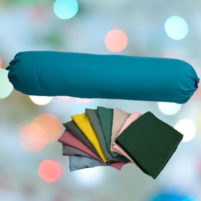 Vỏ Gối Ôm cotton TICI cùng màu Theo Bộ Ga Giường gối ôm kích thước 35x100CM