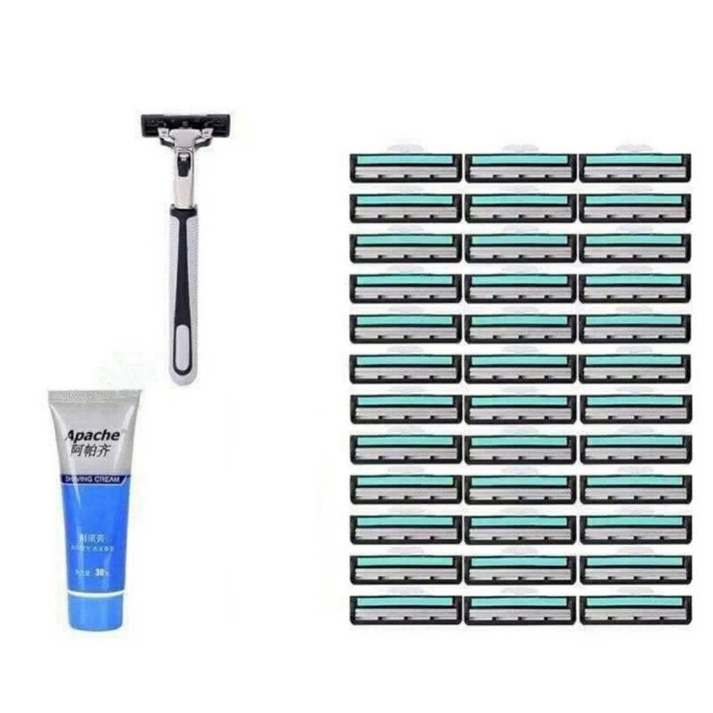 BỘ DAO CẠO RÂU KÈM 36 LƯỠI CẠO