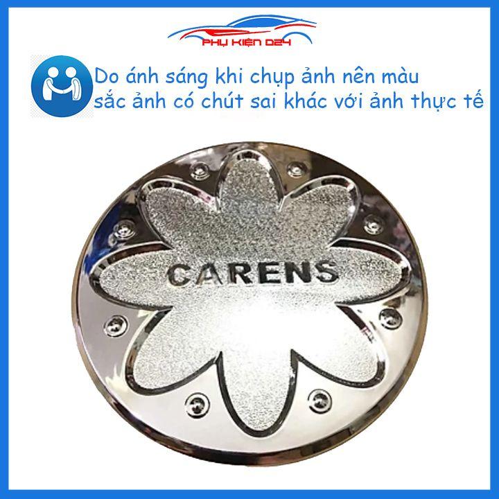 Ốp nắp bình xăng Carens mạ crom chống trầy trang trí ô tô