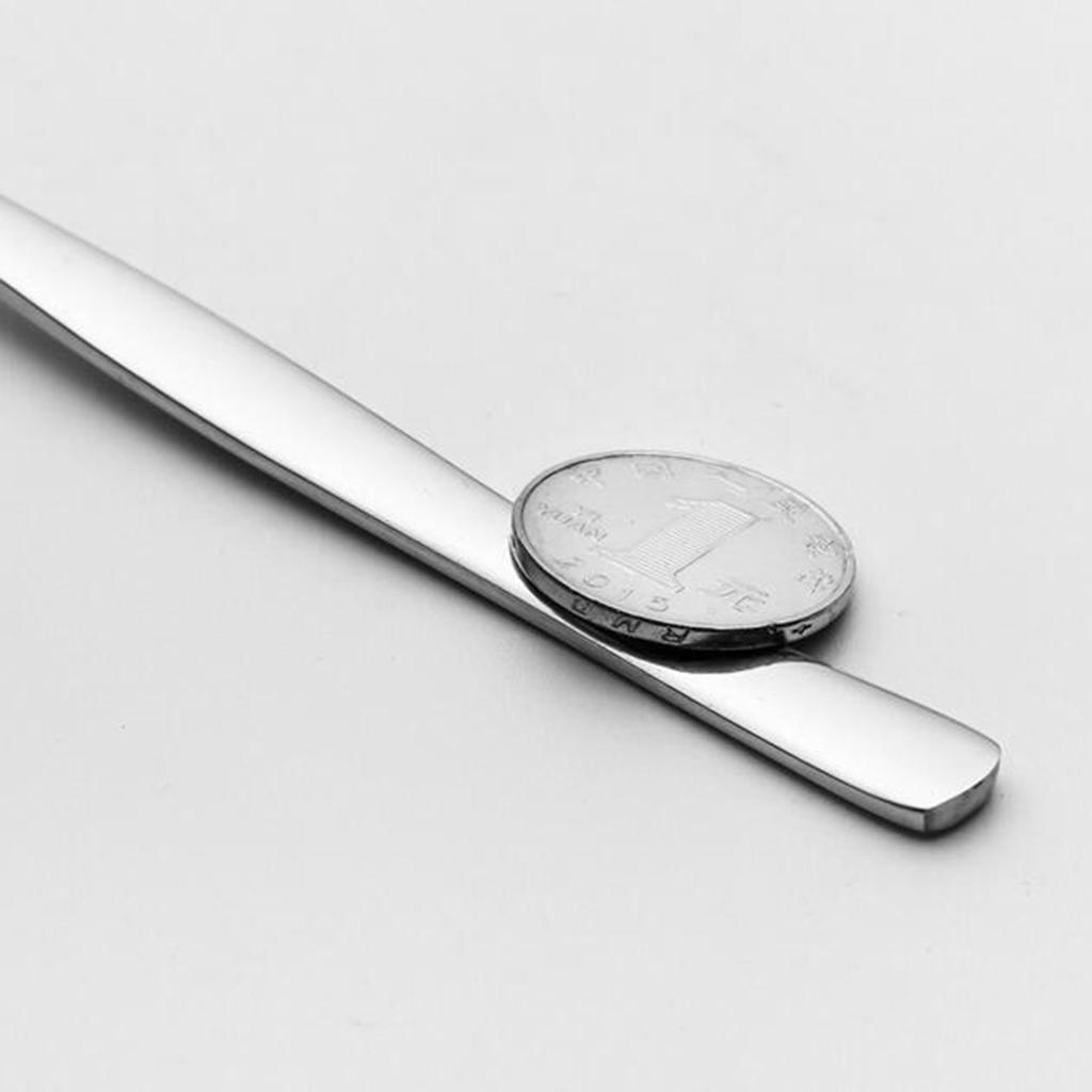Stainless Steel Long Handle Spoon Mixing Stirring Bar Flatware Tableware