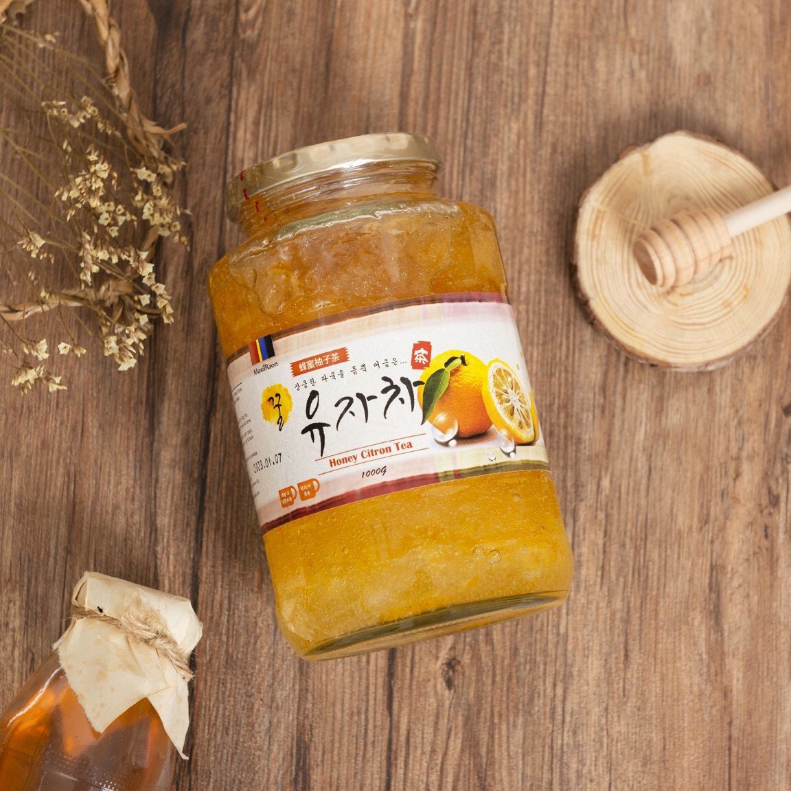Trà mật ong chanh Miwami Hàn Quốc Honey Citron Tea - khắc phục hiệu quả ho, viêm họng, thúc đẩy tiêu hóa, đào thải độc tố, làm đẹp da, tăng cường sức đề kháng