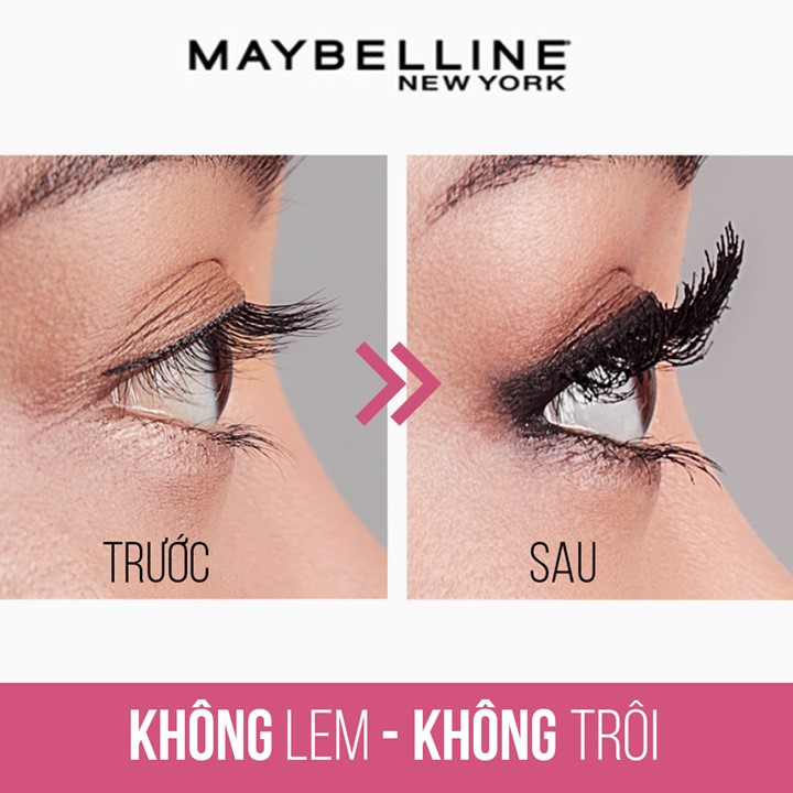 [Bộ trang điểm] Bút kẻ mắt nước siêu sắc mảnh không lem, không trôi Hyper Sharp + Mascara Dài Mi và Cong Mi Hyper Curl Maybelline New York