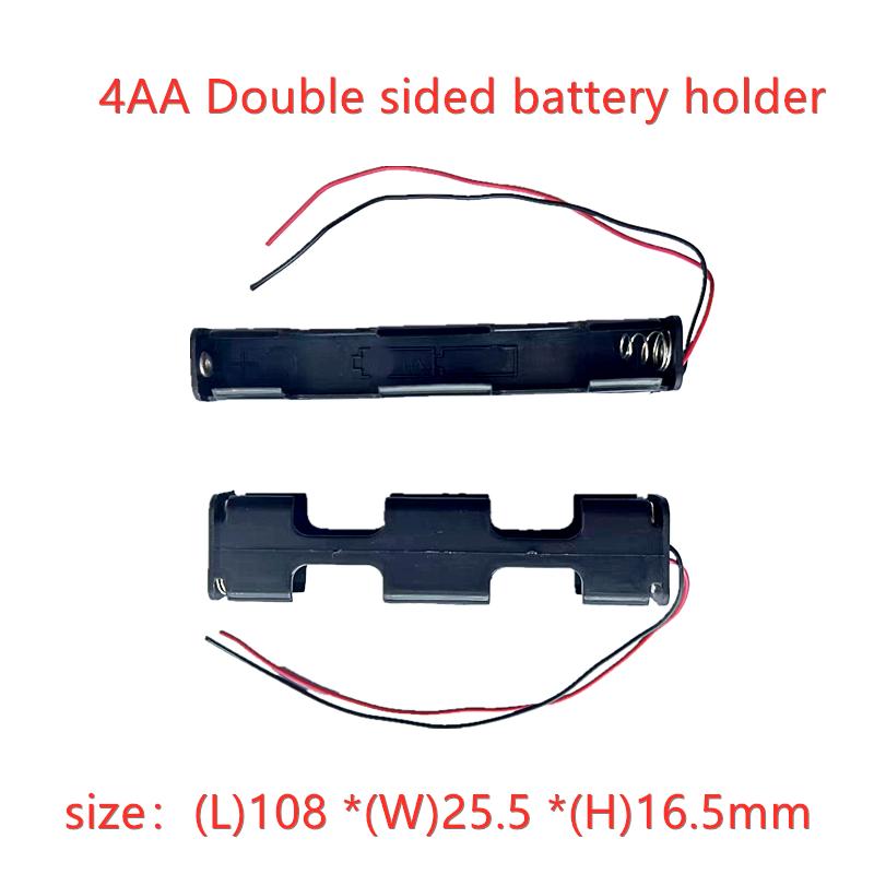 10 CHIẾC Hộp đựng pin 2 3 4 8 khe AA Hộp đựng pin AA LR6 HR6 Hộp đựng có dây dẫn Hộp đựng bảo vệ Bateria Màu sắc: 10 CÁI