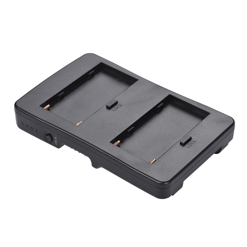 F2-BP NP-F Battery to V-Mount Battery Converter Adapter Plate Fit F970 F750 F550 Replacement for Canon 5D2 5D3 DSLR