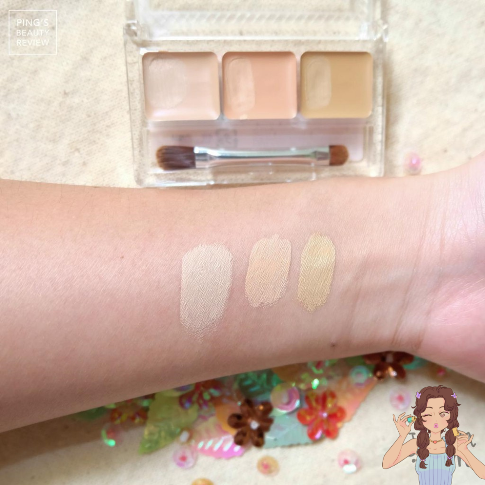 Kem che khuyết điểm Cezanne Palette Concealer Nhật Bản độ che phủ cao chống thấm nước 4.5g