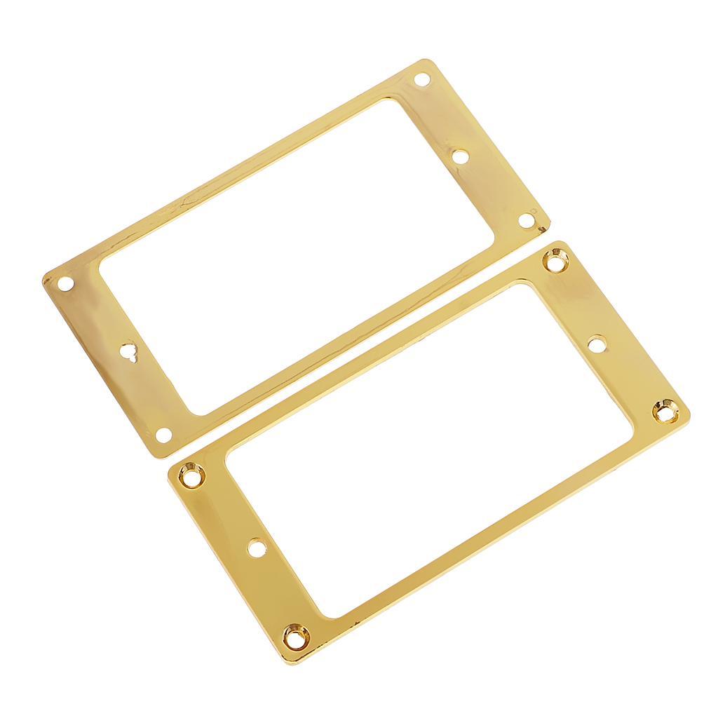 Metal Flat Humbucker Guitar Pickup Mounting Rings for Electric Guitar