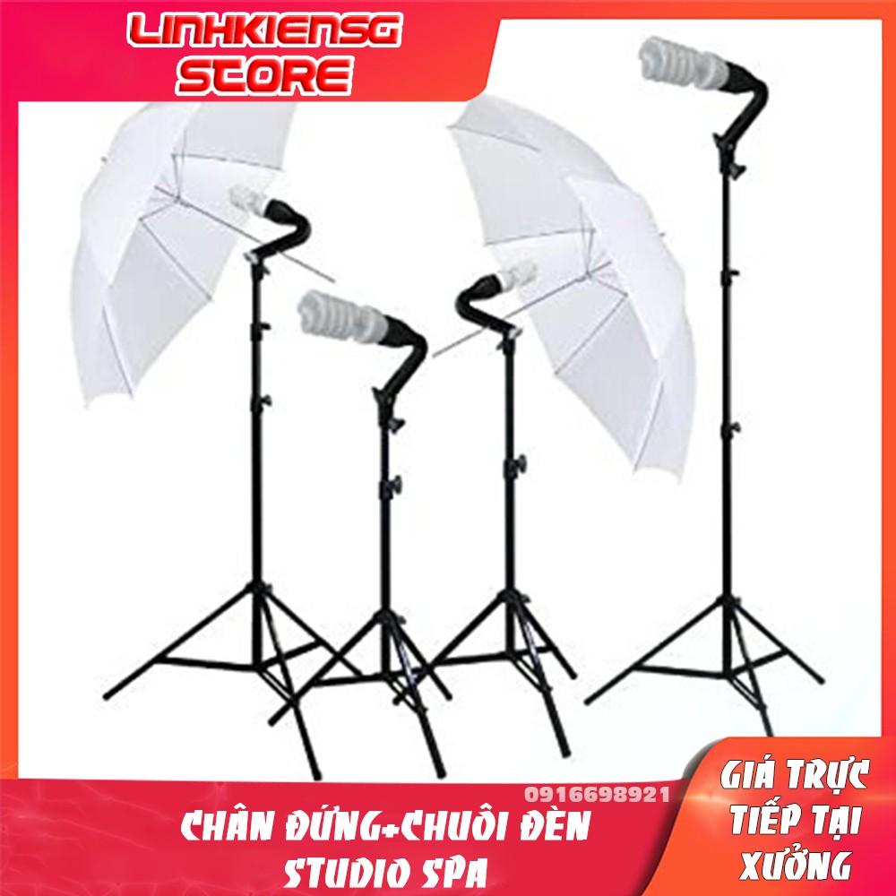 CHUÔI ĐÈN E27 TRƠN VÀ CHÂN ĐỨNG 2M DÙNG CHO STUDIO ,CHỤP HÌNH HỖ TRỢ ÁNH SÁNG