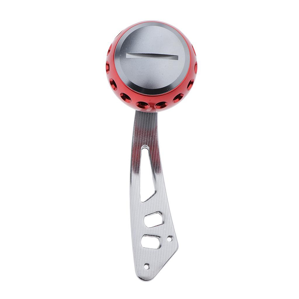 Reel Handle for Baitcasting Drum Raft Reel Single Handle - Red