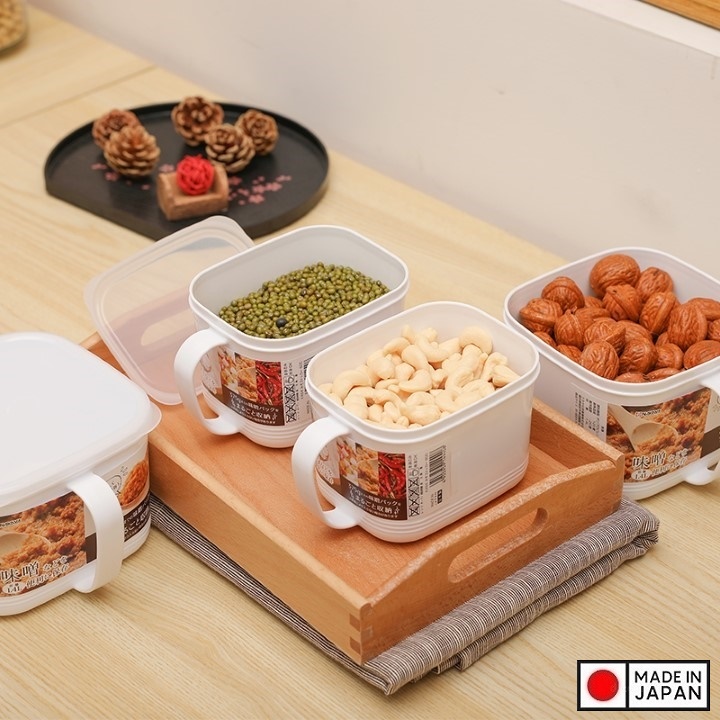 Hộp thực phẩm nắp mềm có tay cầm - Hàng nội địa Nhật Bản