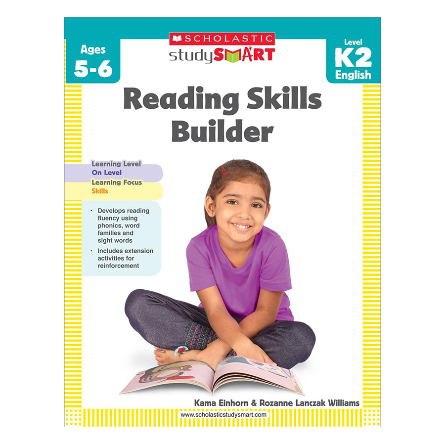 Scholastic Study Smart: Reading Skills Builder Level K2 (Ages 5 +)