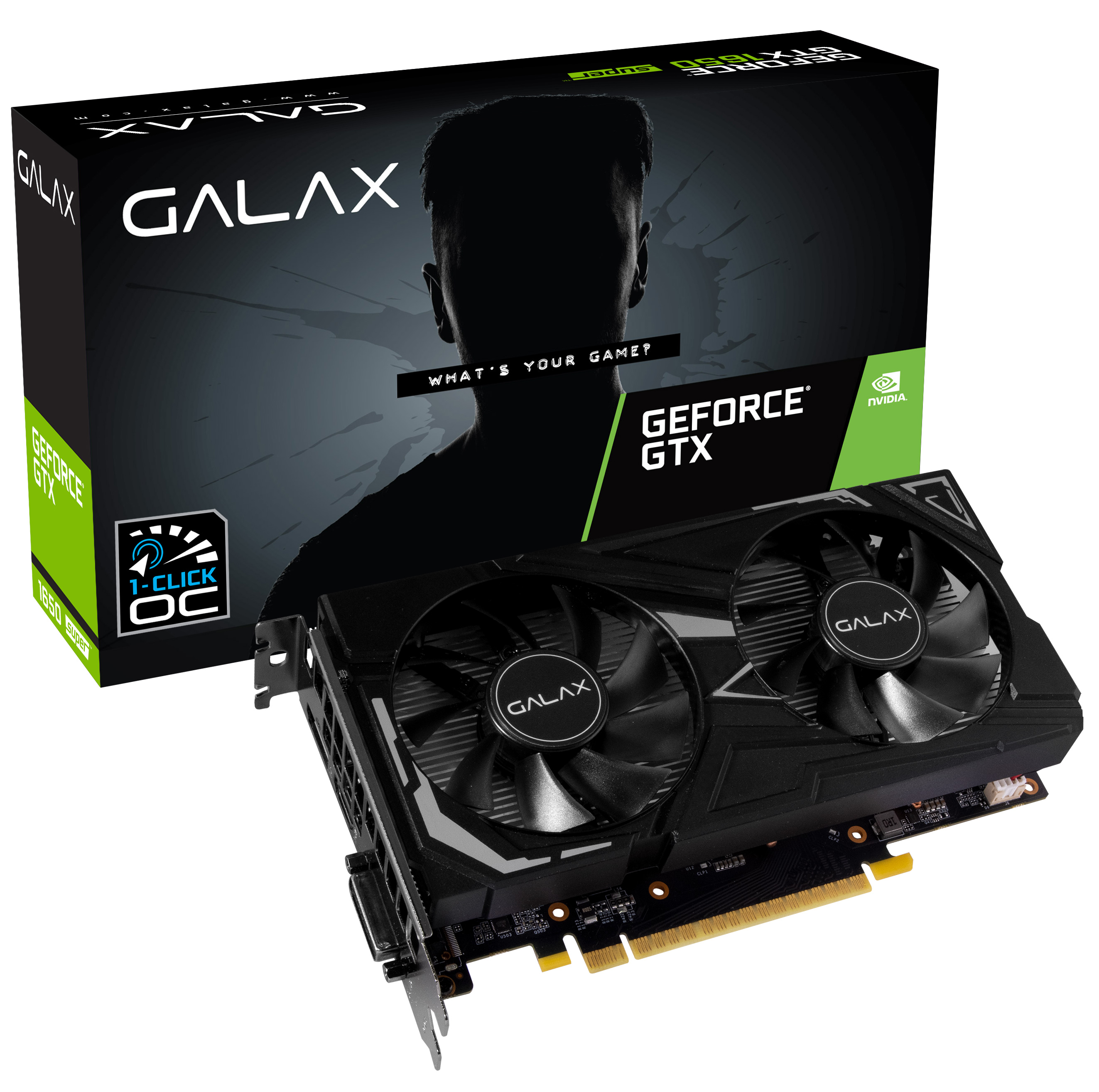 Card Màn Hình VGA Galax GeForce GTX 1650 Super EX (1-Click OC) 4GB GDDR6 65SQL8DS61EX - Hàng Chính Hãng