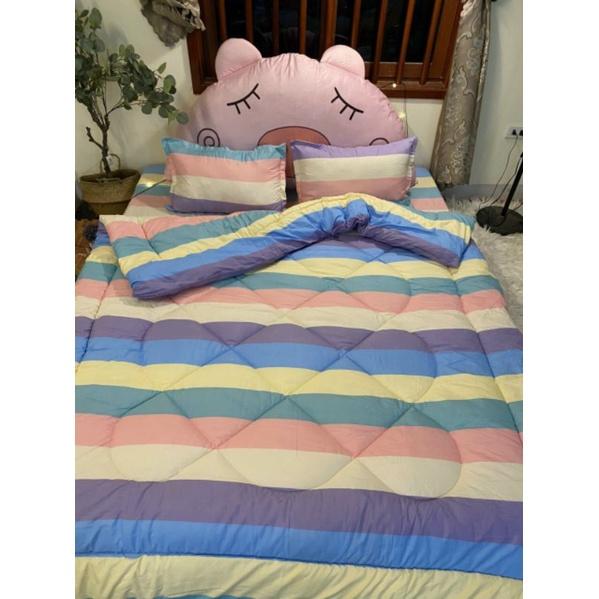 Bộ 5 món chăn phao ga gối poly cotton hàng loại 1 Chăn Bông Như Hình được chọn mẫu