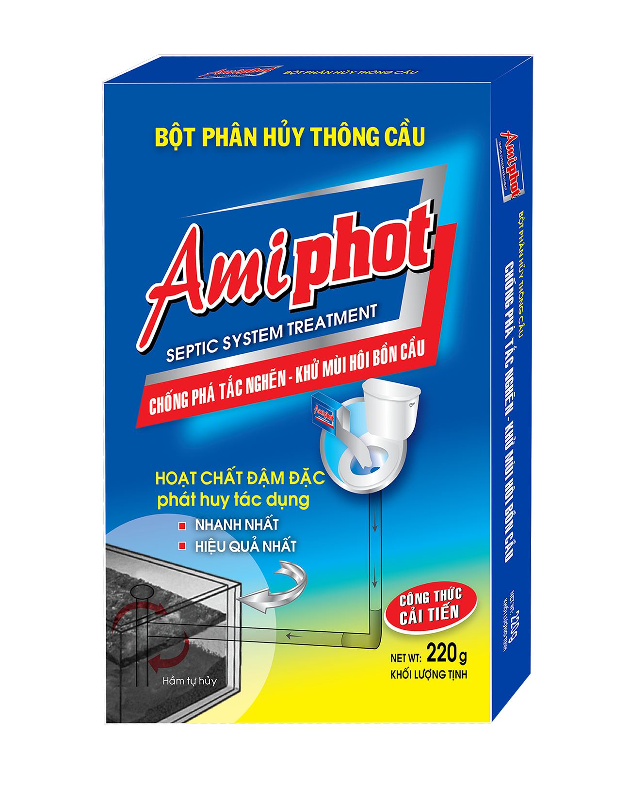 Bột phân hủy thông cầu Amiphot