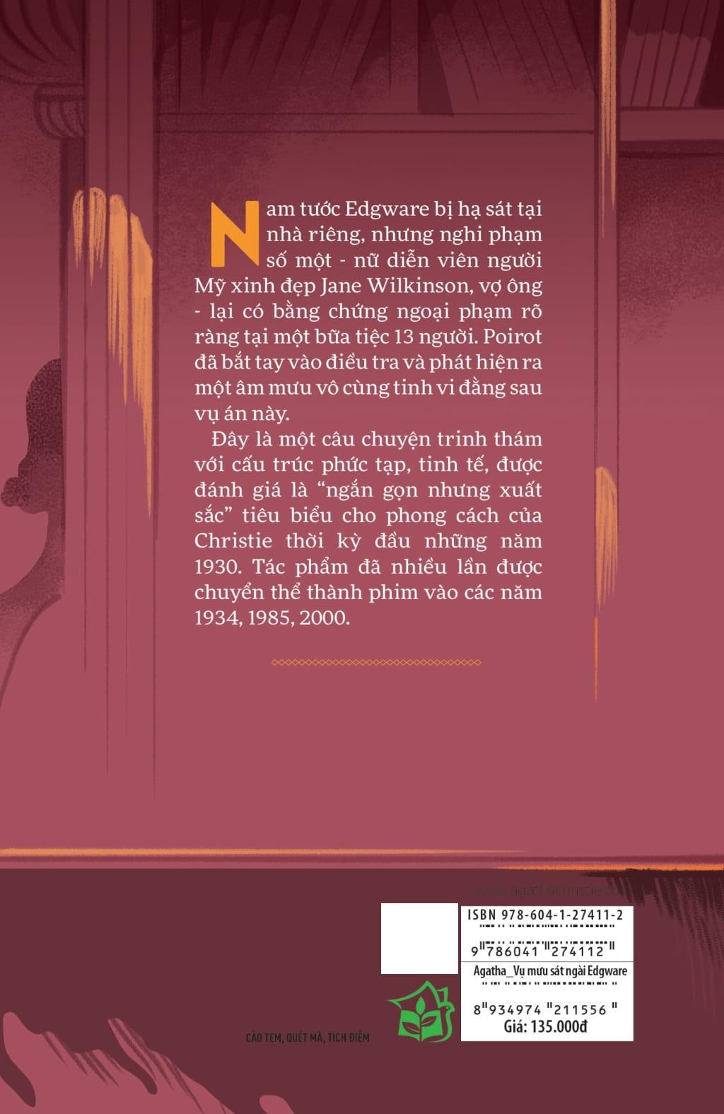 Sách - Vụ Mưu Sát Ngài Edgware - Lord Edgware Dies