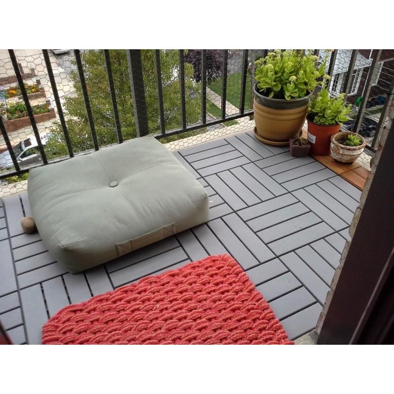 Sàn gỗ ban công loại 6 nan , decor nhà cửa, gỗ keo xuất khẩu