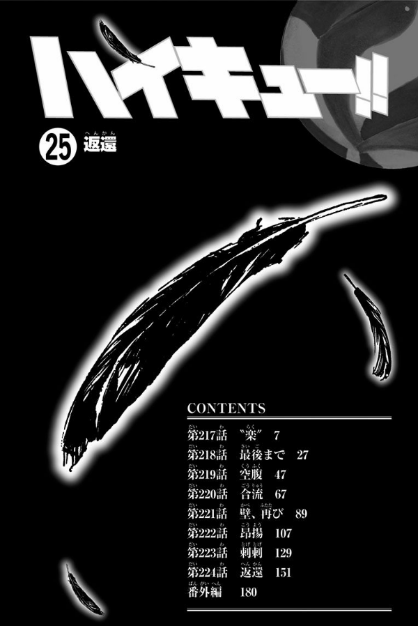ハイキュー！！　　２５ HAIKYUU 25