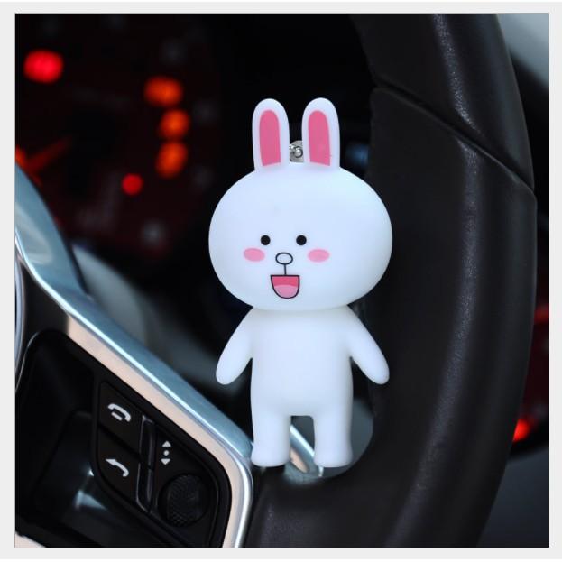 MÓC KHÓA THỎ TRẮNG VÀ GẤU BROWN-