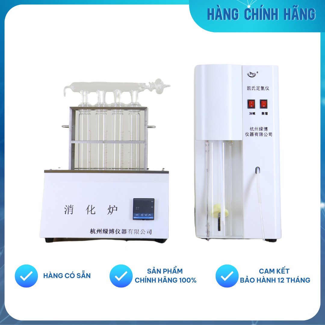 Máy Cất Đạm Tự Động Trung Quốc KDN-04 | Hàng Có Sẵn