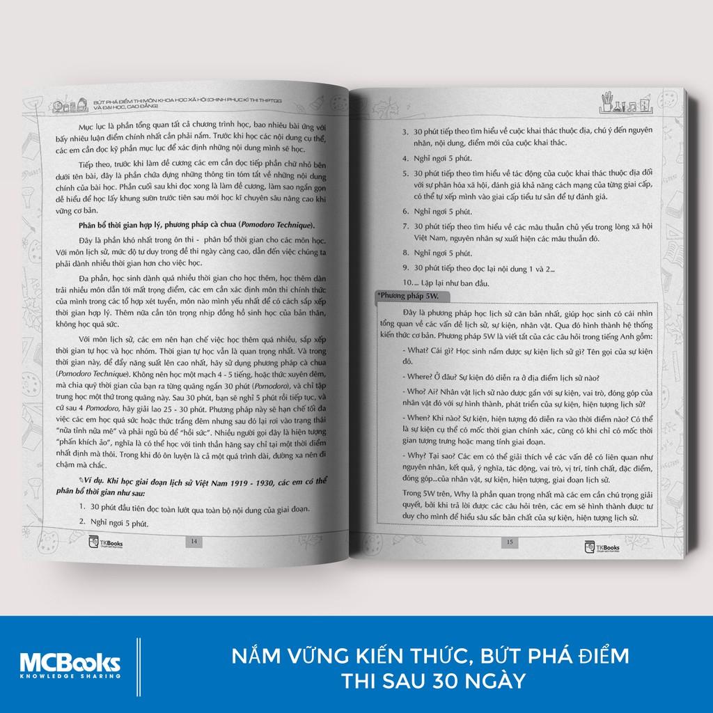 Sách - Bứt phá điểm thi môn Khoa học xã hội  - Phần: lịch sử  (chinh phục kì thi THPT và Đại học, Cao đẳng)