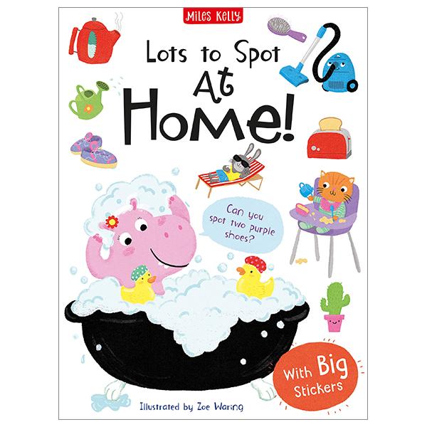 Lots to Spot Sticker Book: At Home!