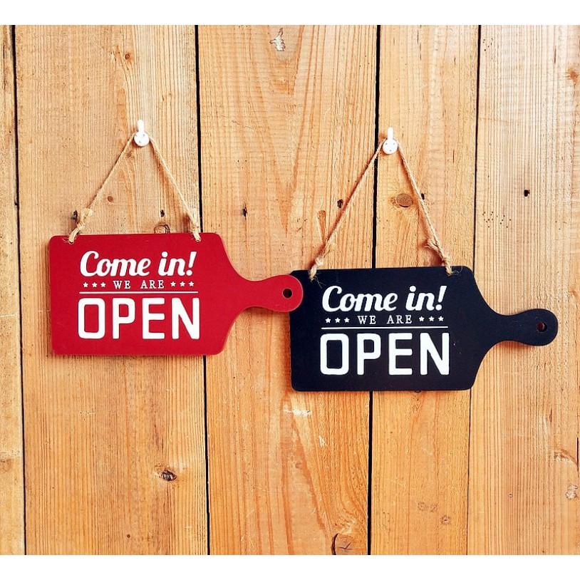 Bảng treo Open, Close phong cách mới