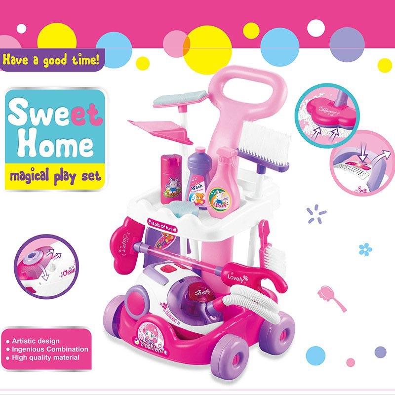 Bộ Đồ Chơi Dọn Dẹp Vệ Sinh Đồ Chơi Nhập Vai Giáo Dục Thông Minh Cho Bé
