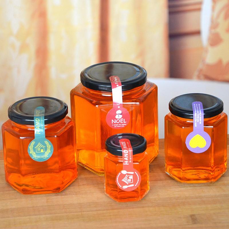 HŨ THỦY TINH ĐỰNG GIA VỊ LỤC GIÁC NẮP THIẾC CHỐNG GỈ SÉT