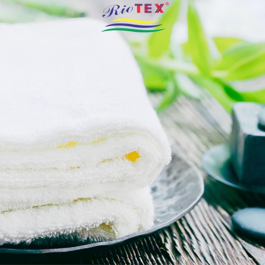 Khăn Tắm Khách Sạn Màu Trắng RIOTEX Kích Thước 70x140cm 400g 100% Cotton Cao Cấp