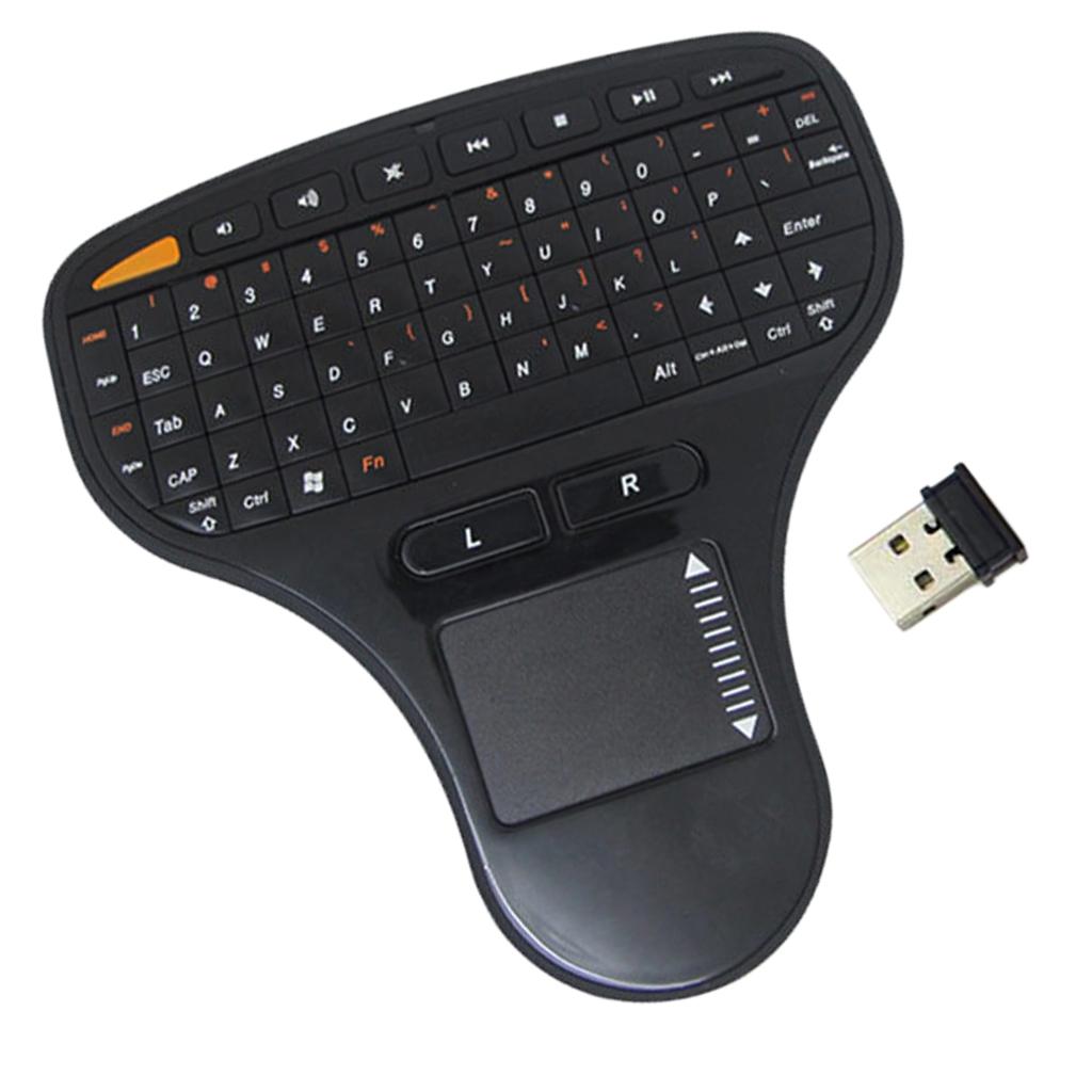 2.4G Mini Wireless Keyboard with Touchpad Remote Control for PC