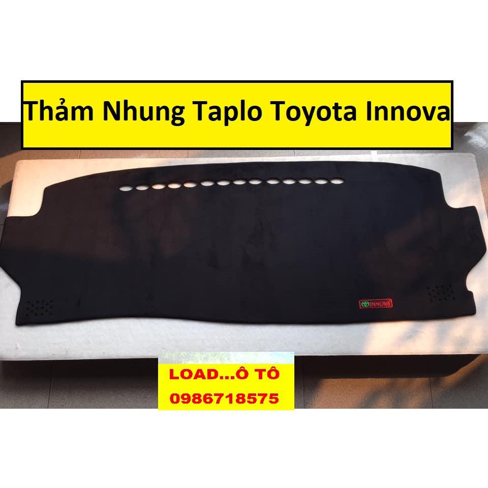 Hình ảnh Thảm Taplo Nhung Cao Cấp Toyota Innova 2022-2017 (có lớp chống trượt)