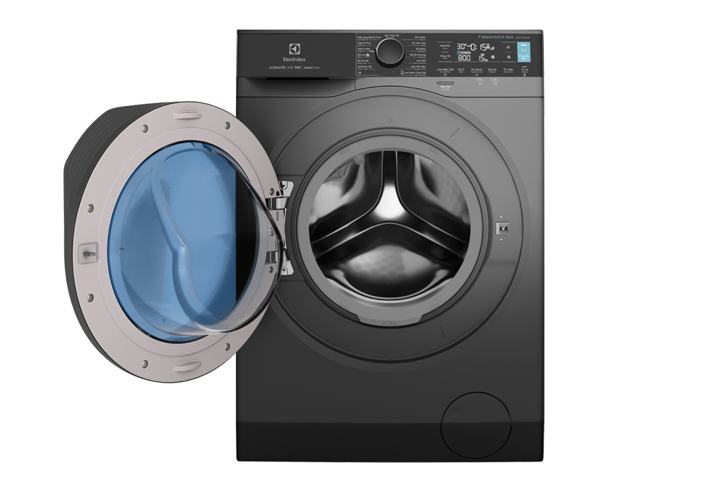 Máy giặt cửa trước Electrolux 11kg EWF1141R9SB - Cảm biến AI loại bỏ đến 49 loại vết bẩn, không cặn giặt tẩy, công nghệ HygienicCare diệt 99.9% vi khuẩn