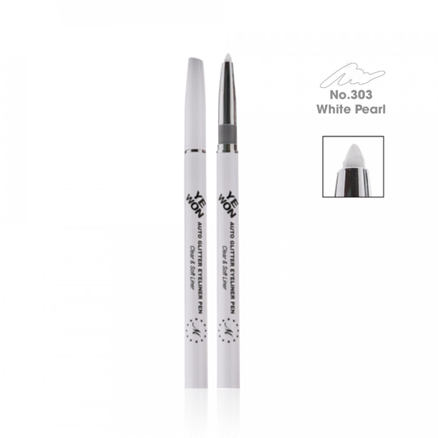 Chì kẻ mí kim tuyến Mira Glitter Auto Eyeliner Pen Hàn Quốc