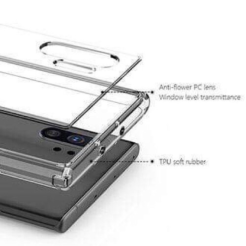 Ốp lưng cho Samsung Note 10 Plus hiệu Likgus chống sốc PC + TPU 2 trong 1 - Hàng nhập khẩu
