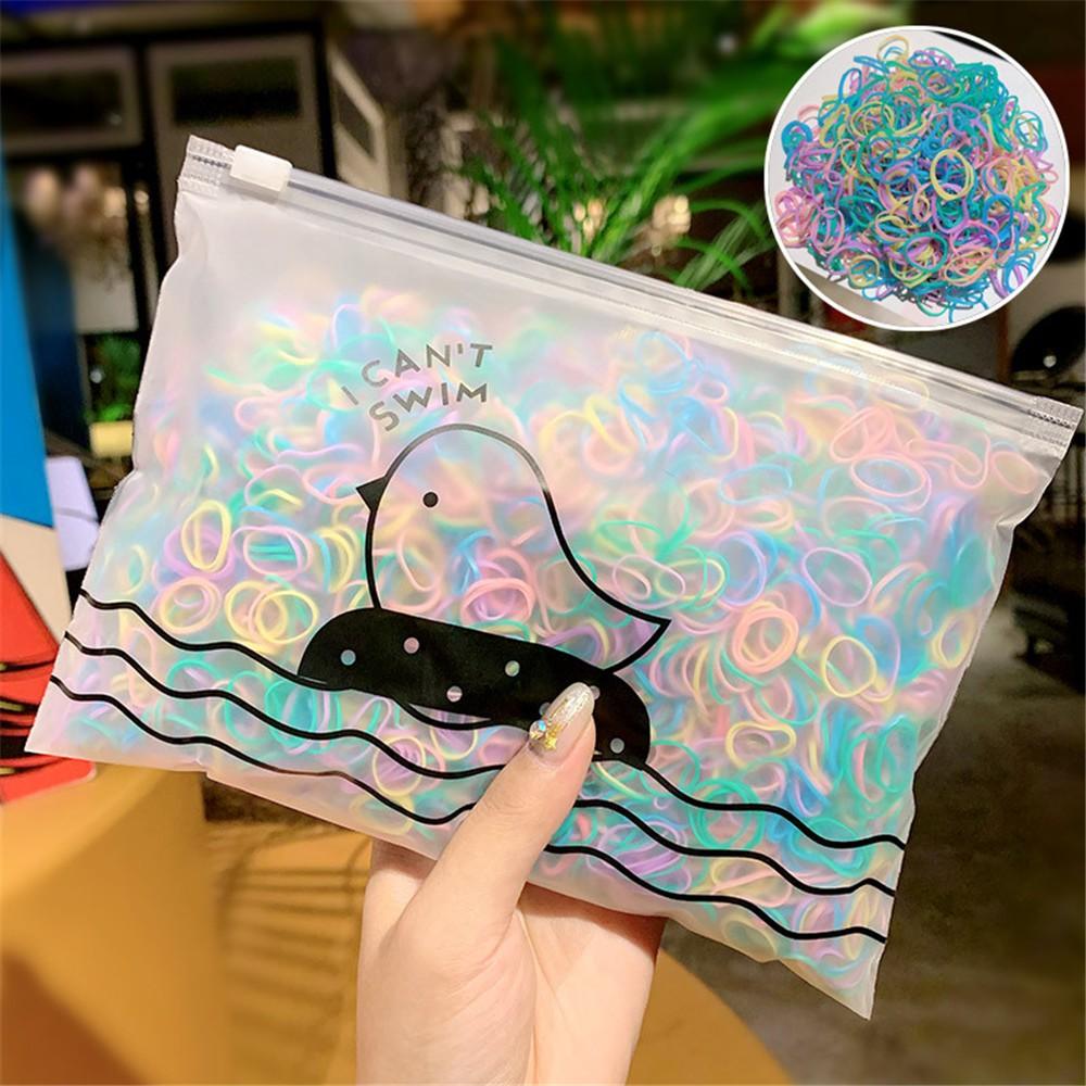 Bộ Dây Buộc Tóc Nhiều Màu Xinh Xắn