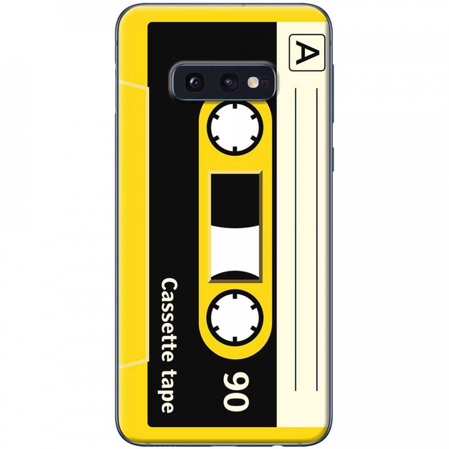 Ốp lưng dành cho Samsung Galaxy S10E mẫu Cassette vàng