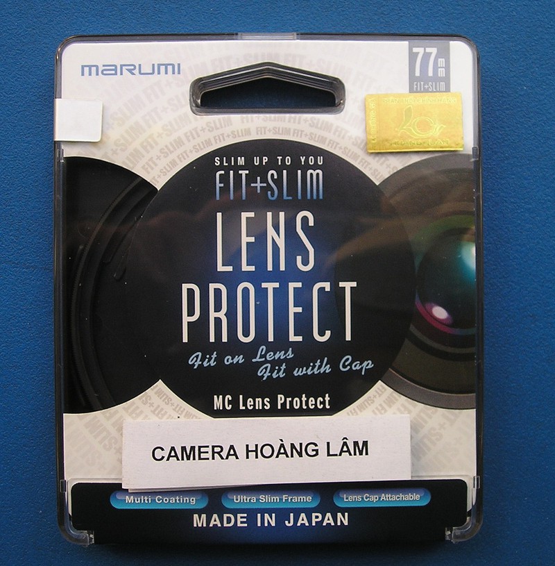 kính lọc Marumi 77mm fit &amp; slim lens protect hàng chính hãng