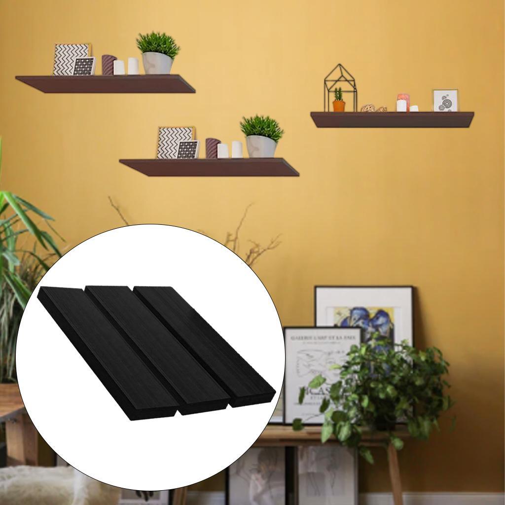 SET OF 3 WALL MOUNTED FLOATING SHELVE DISPLAY STORAGE SHELF