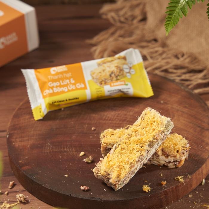 Bánh thanh hạt chà bông ức gà Baker Baking hỗ trợ người tập luyện, tăng cơ 6 thanh