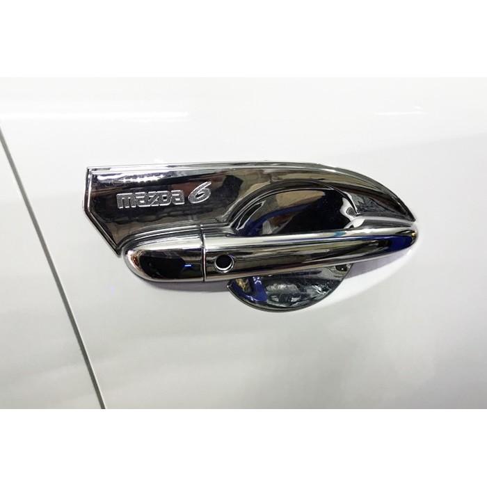 Bộ ốp tay nắm, ốp hõm cửa xe Mazda 6